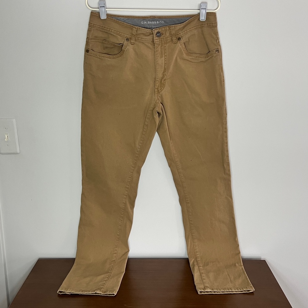 G.H. Bass & Co. Men’s Utility Pants – Tan, 32x34